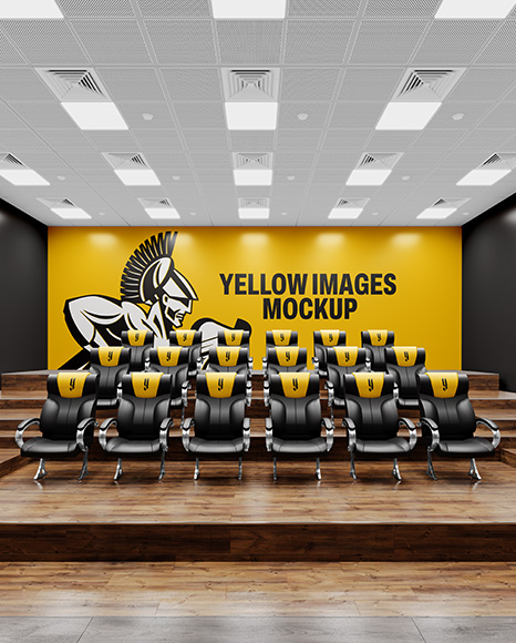 Press Conference Room Mockup