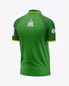 Men's Short Sleeve Raglan Polo Mockup