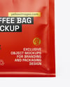 Matte Coffee Package Mockup