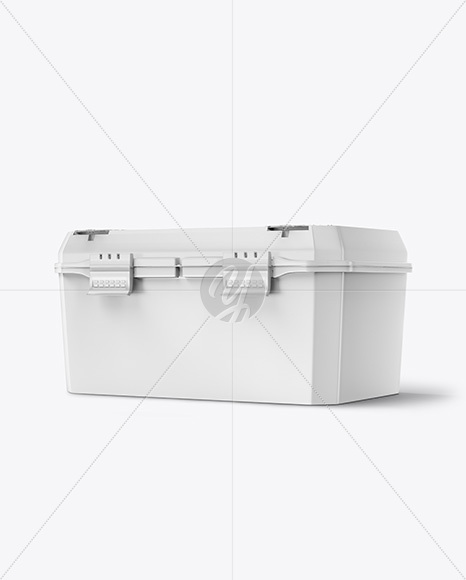Plastic Tool Box Mockup