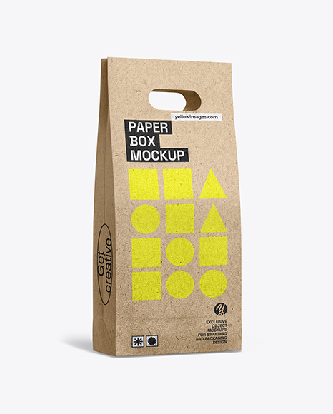 Kraft Paper Bag Mockup - Paper bag mockup