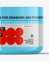 200ml Glossy Cosmetic Jar with Box Mockup