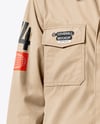 Man Wearing a Coverall Mockup