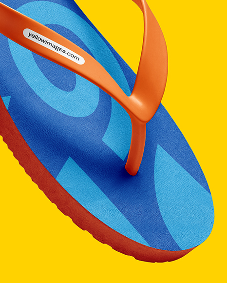 Floating Flip Flop Mockup