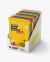 Small Display Box with Glossy Snacks Mockup
