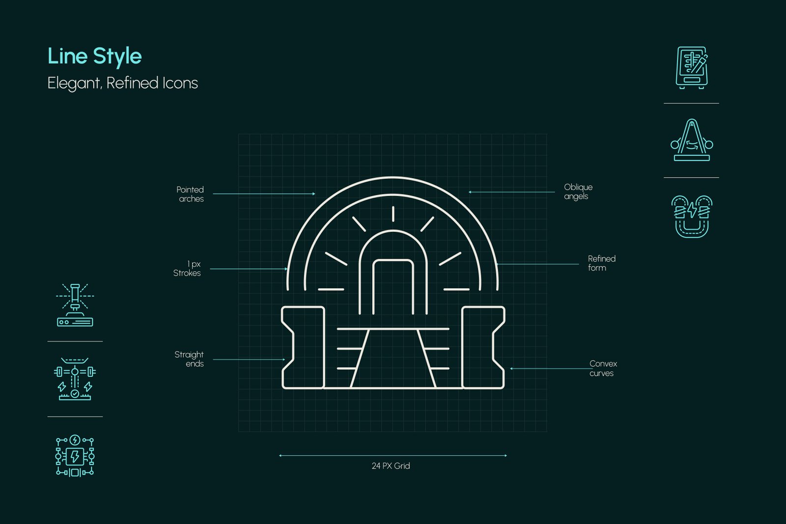 Physics Icon Art Set