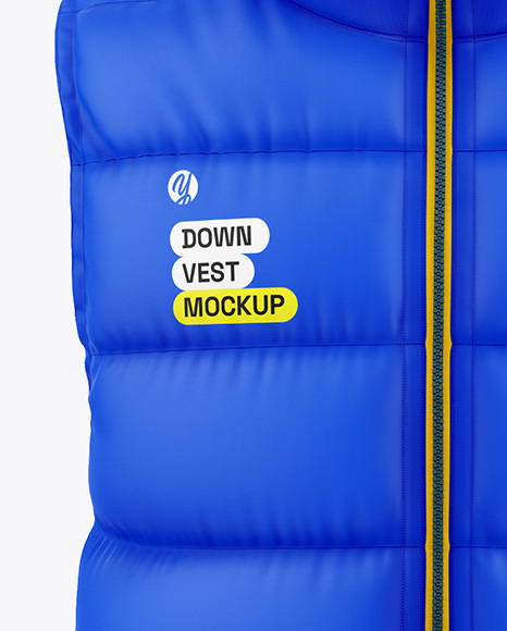 Down Vest Mockup
