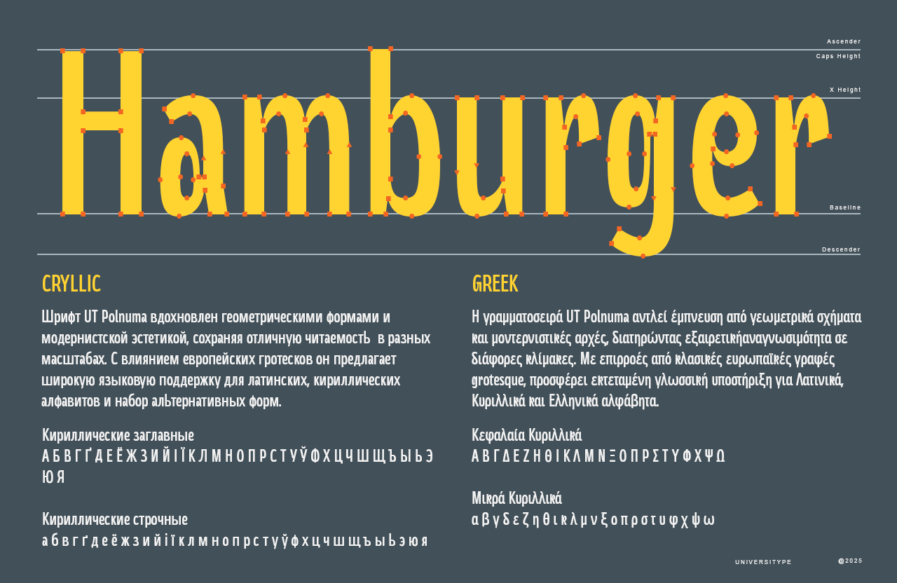UT Polnuma - A Versatile Sans Serif Font