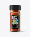 Clear Glass Jar with Taco Seasoning Mockup