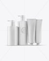 Bottles with Tubes Mockup
