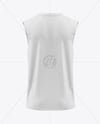 Training Sleeveless Jersey Mockup - Back View