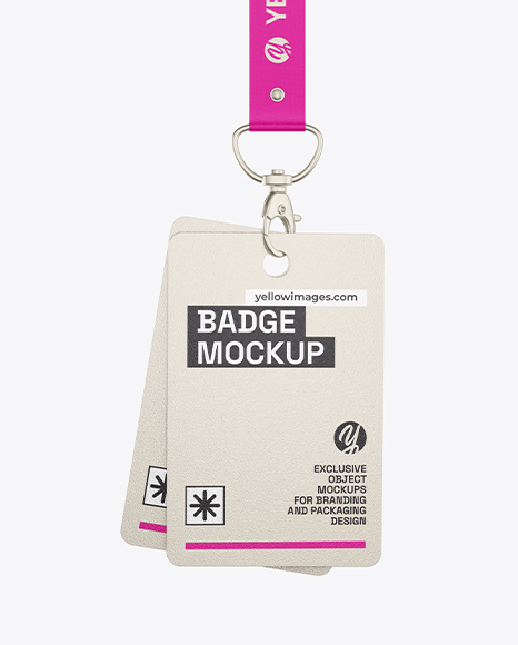 Two ID Cards Mockup