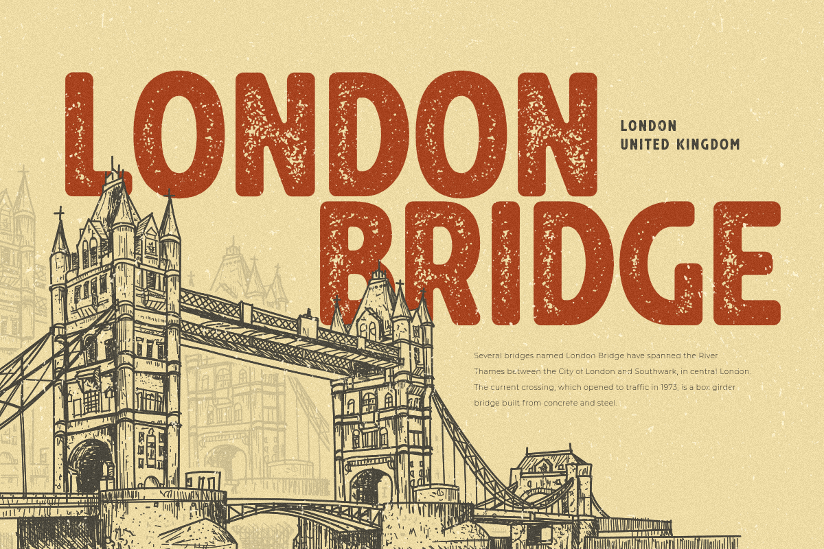 Midnight Day - Historical Retro Vintage Font