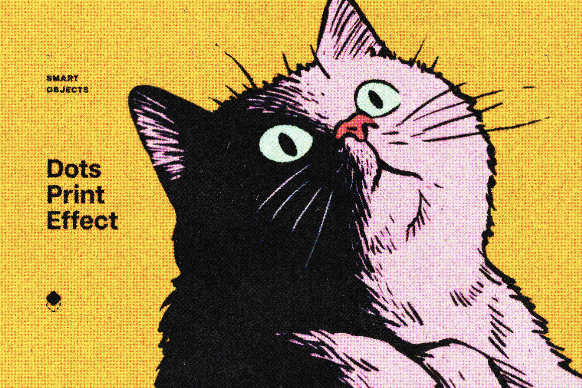 Halftone Print Style Effect