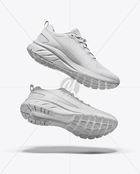 Pair of Running Shoes Mockup