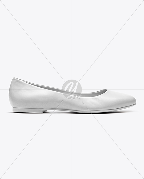 Leather Ballet Flat Mockup