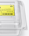 Clear Plastic Container Mockup