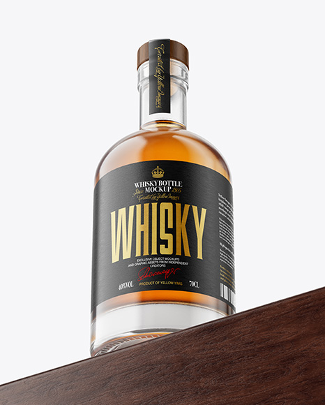 Whiskey Bottle Mockup - Packaging mockups