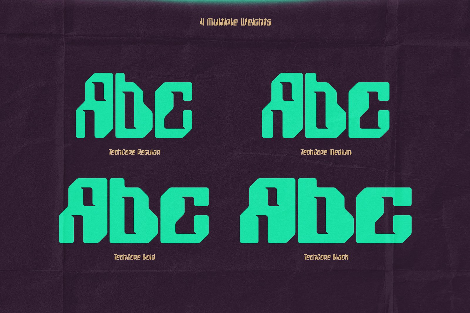 TechCore - Vintage Cyber Font