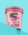 Matte Ice Cream Cup Mockup
