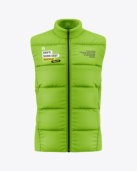 Down Vest Mockup