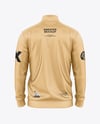Zip Sweatshirt Mockup - Back View