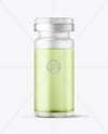 Frosted Glass Medical Ampoule Mockup