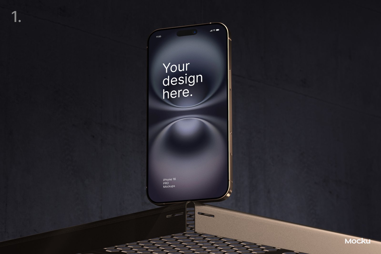 Iphone 16 Mockups - Industrial set