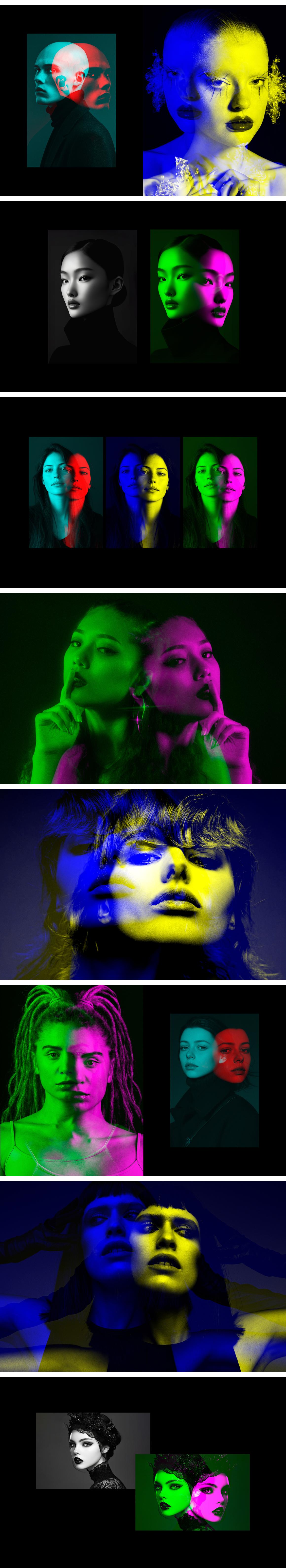 Color Double Exposure Photo Effect