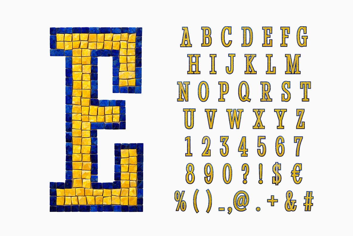 Mosaic Font