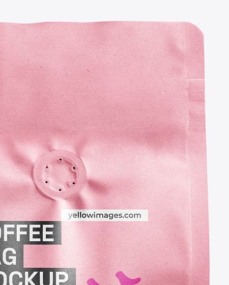 Kraft Paper Coffee Bag Mockup