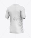 Soccer Jersey Mockup - Back Half Side View