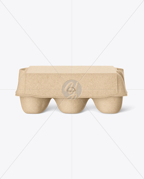 Egg Carton Packaging Mockup