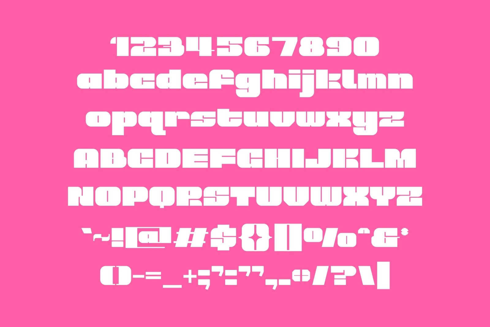Tubby Stout - Big and Bold Typeface