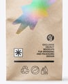 Kraft Paper Bag with Hot Dog Mockup
