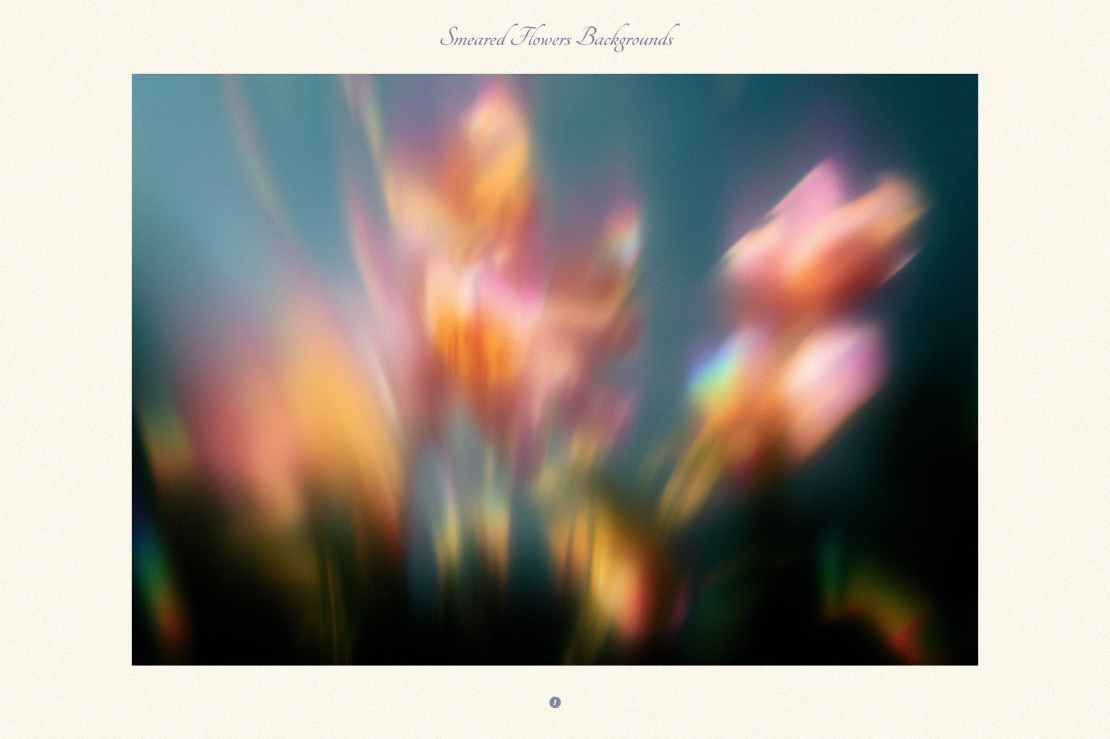 Smeared Flowers Backgrounds