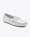 Women's Leather Moccasin Mockup