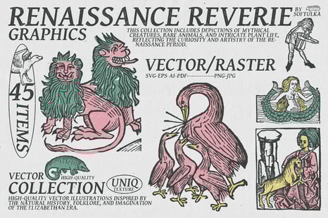 Renaissance Reverie Vector Collection - Graphics
