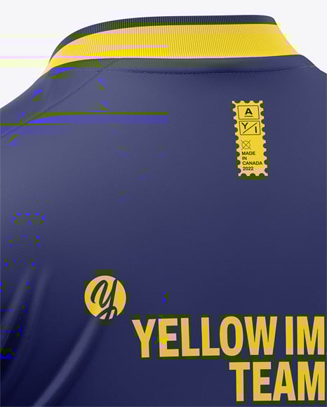 Men's V-Neck Jersey Mockup