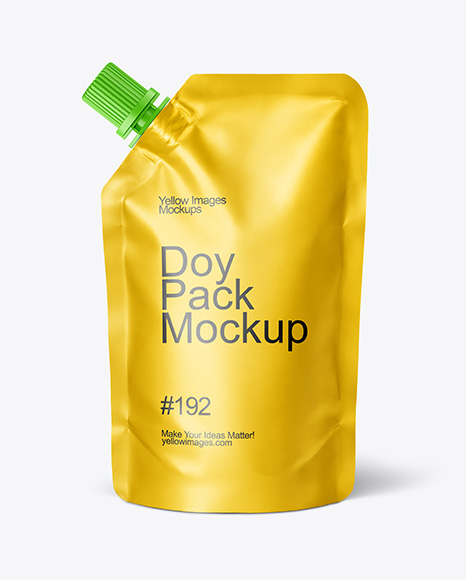 Matte Doy Pack Mockup - PSD Mockups