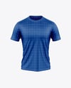 Round Collar Rugby Jersey Mockup - Front View
