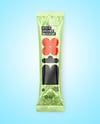 Glossy Metallic Stick Sachet Mockup