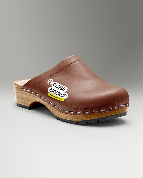 Clogs Shoe Mockup