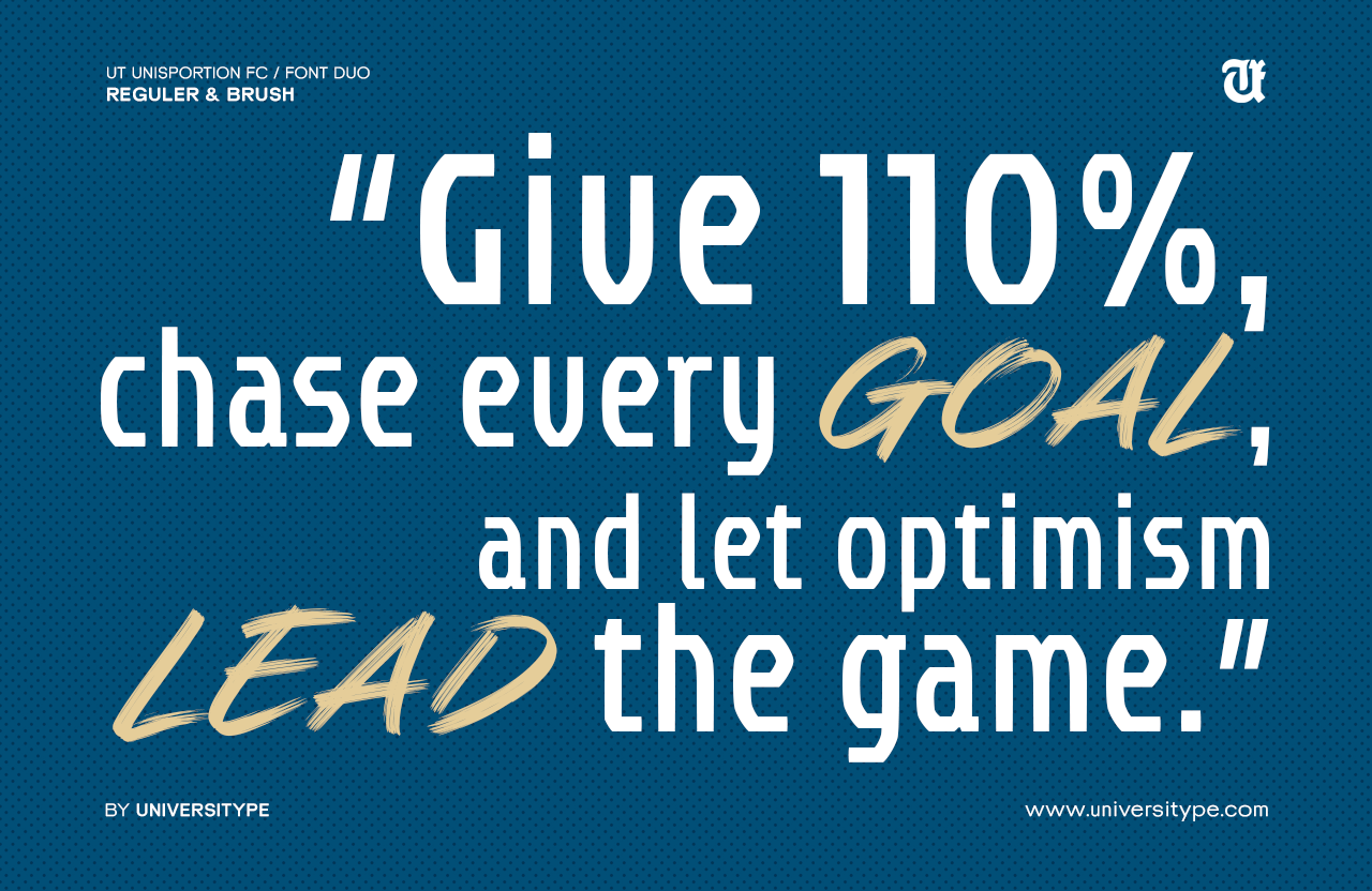 UT Unisportion FC Font Duo