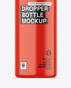 Glossy Dropper Bottle Mockup