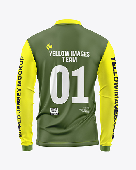 Jersey Mockup - Back View