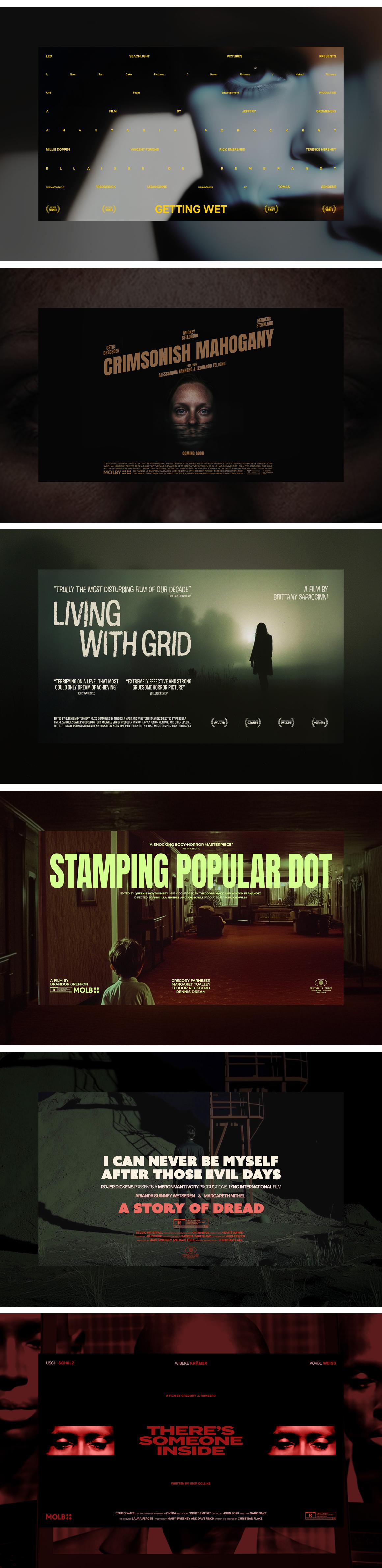 Horror Film Titles Collection