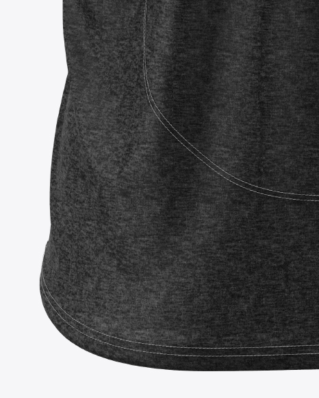 Heather T-Shirt Mockup - Back View
