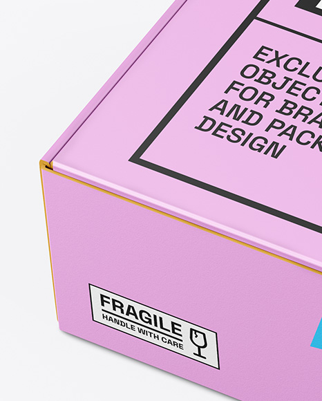 Paper Mailing Box Mockup