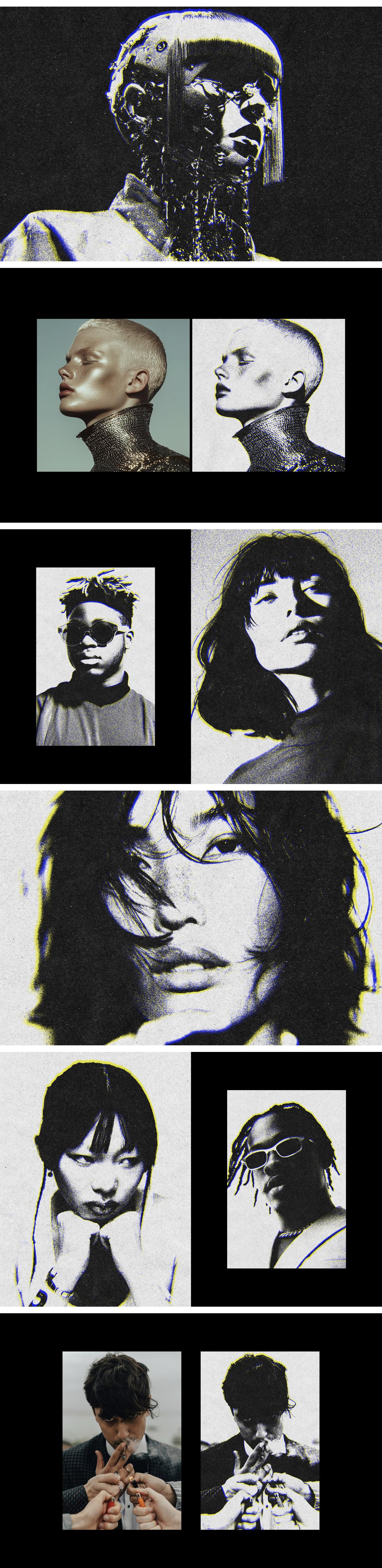 Risoprint Photo Effect